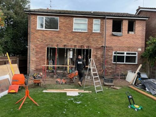 Click Here To Enlarge This Photo Of Earl Shilton Two Story Extension & Kitchen Renovation